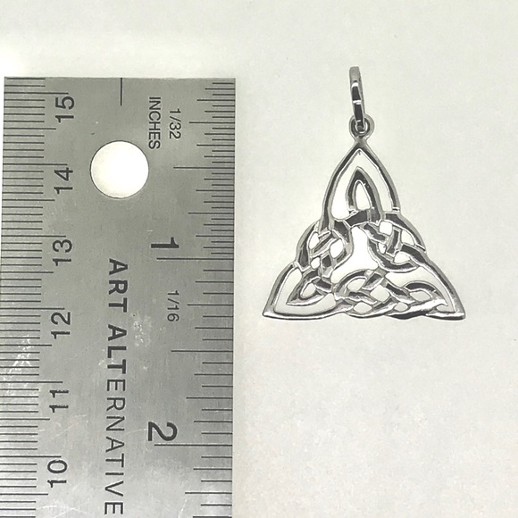 NWT large sterling .925 Celtic pendant made by me - Picture 2 of 7